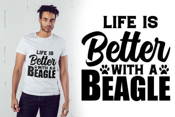 Beagle Dog Svg T Shirt Design for Crafters