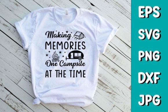 Camping SVG T-shirt Design for Branding and Marketing