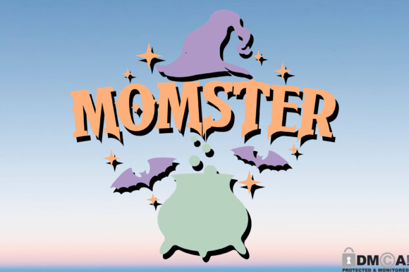Fun Halloween Mom SVG for Crafting and Print Templates