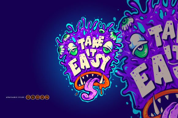 Fun Monster Take It Easy Graphics