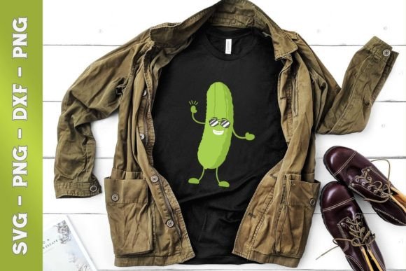 Fun Pickle Designs Dancing Graphics for T-Shirt Creations