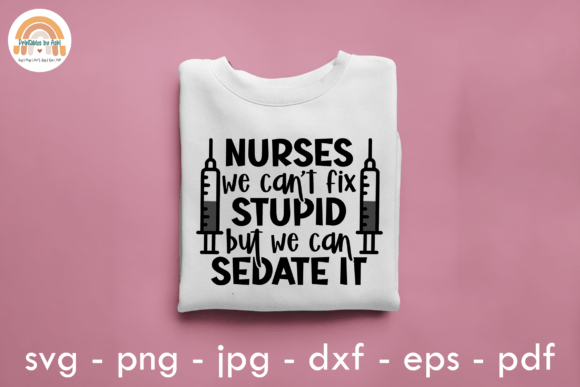 Funny Nurse Doctor Nurse Graphics for Print Templates
