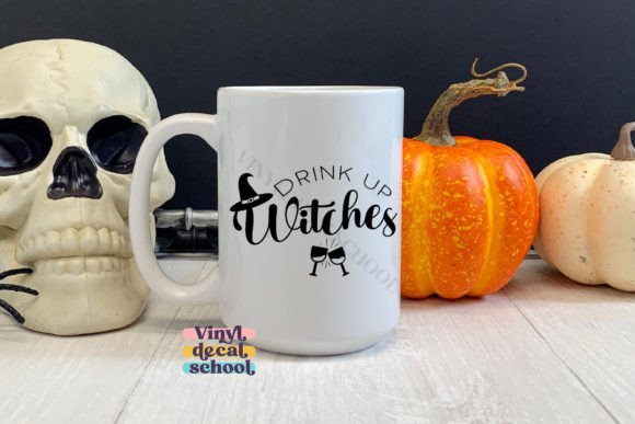 Halloween Drink Up Witches SVG
