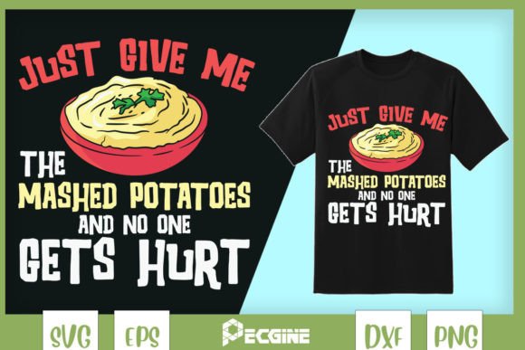 Mashed Potatoes Funny Thanksgiving Graphics