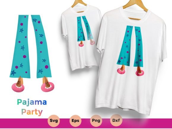 Pajama Party Kids Graphics for Crafters