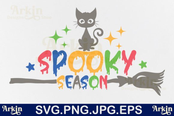 Spooky Season Graphics for Print Templates