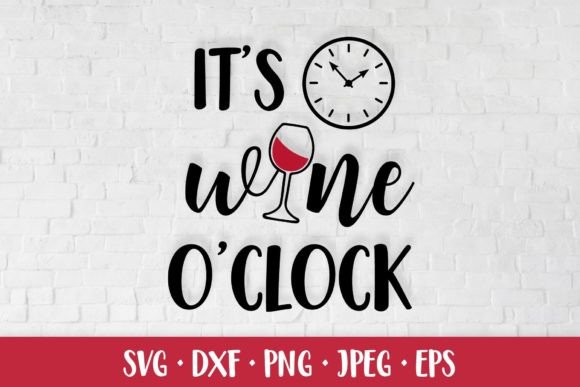 Wine O’clock Graphics for Local Branding
